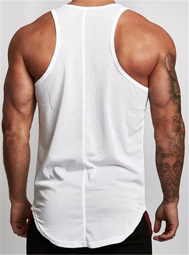 Gym tank top sportswear vest men