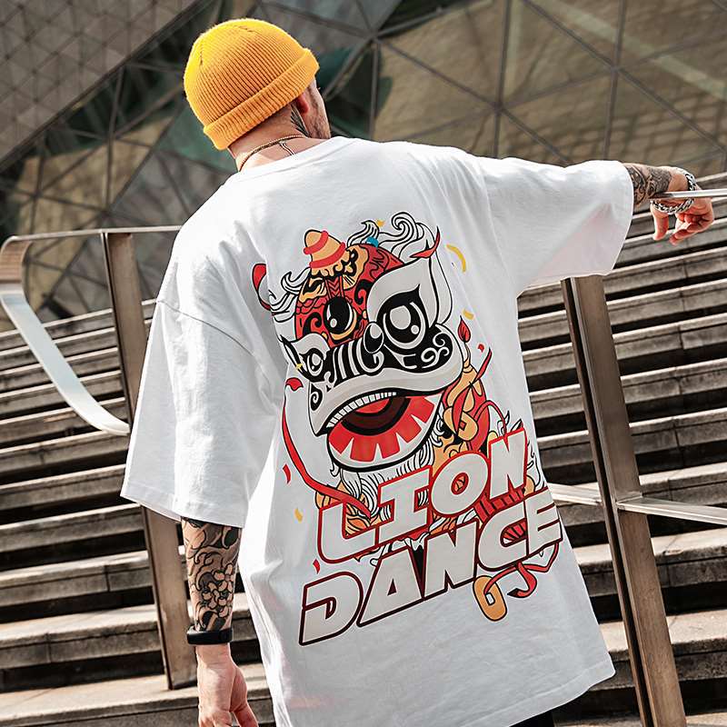 Trendy loose Short Sleeve Men's