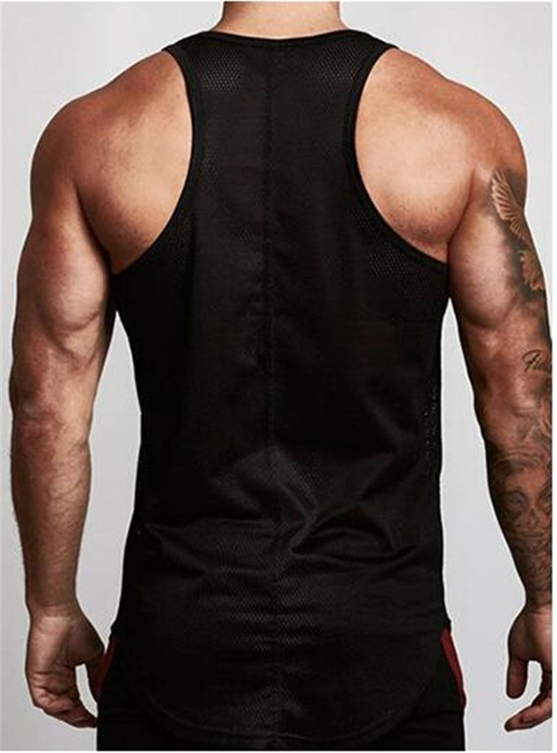 Gym tank top sportswear vest men