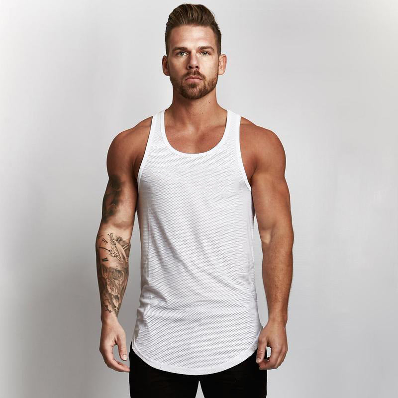 Gym tank top sportswear vest men