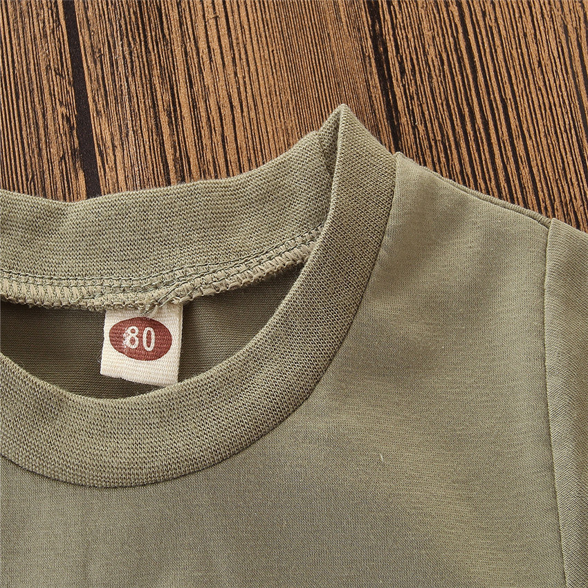 Little Kids' Camouflage Suit Summer Clothing