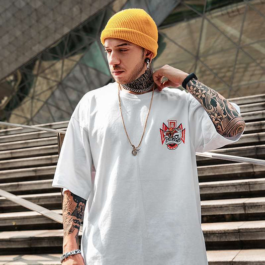 Trendy loose Short Sleeve Men's